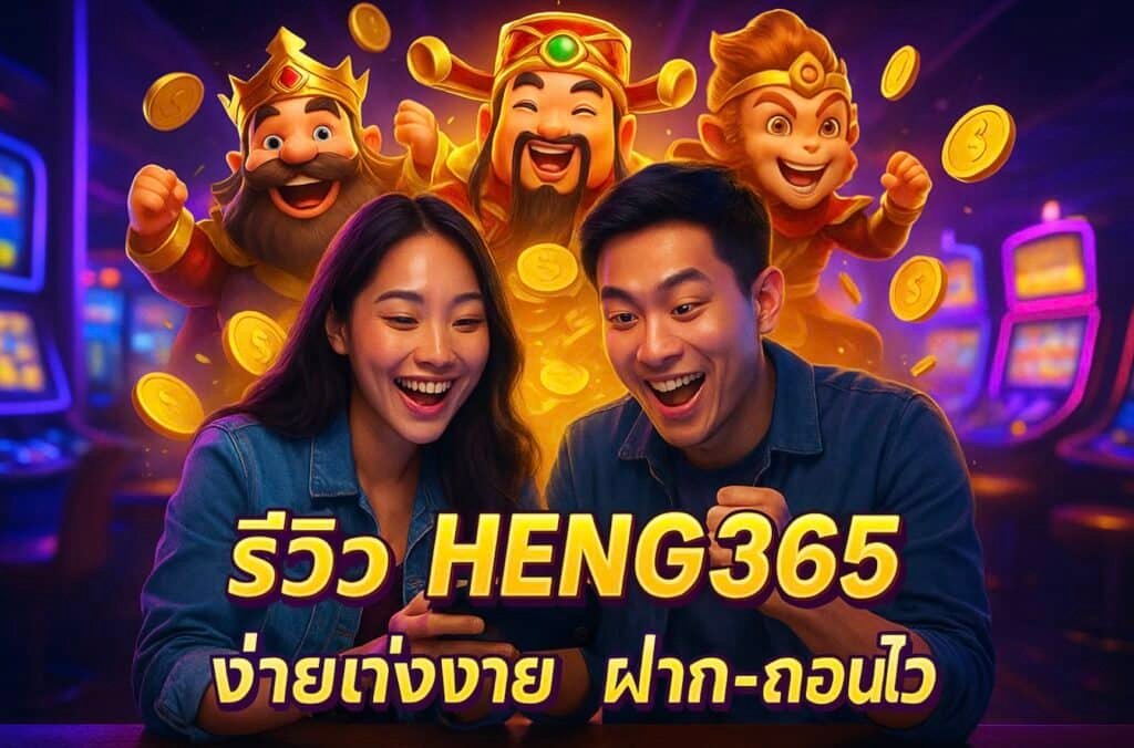 รีวิว HENG365 เว็บเล่นง่าย ฝาก-ถอนไว