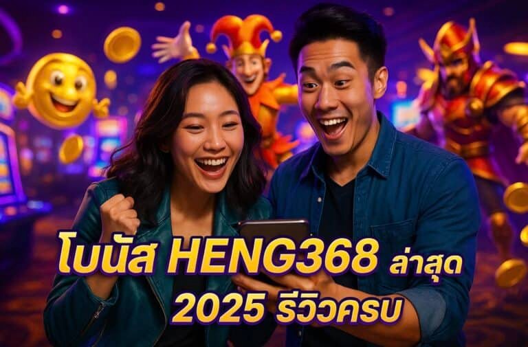 โบนัส HENG368 ล่าสุด 2025 รีวิวครบ