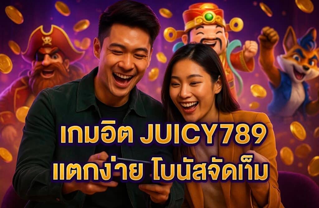 เกมฮิต JUICY789 แตกง่าย โบนัสจัดเต็ม